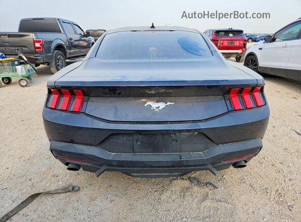 1FA6P8TH3R5113971 2024 FORD MUSTANG Black Rear view