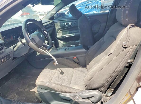 1FA6P8TH3R5113971 2024 FORD MUSTANG Black Front interior view