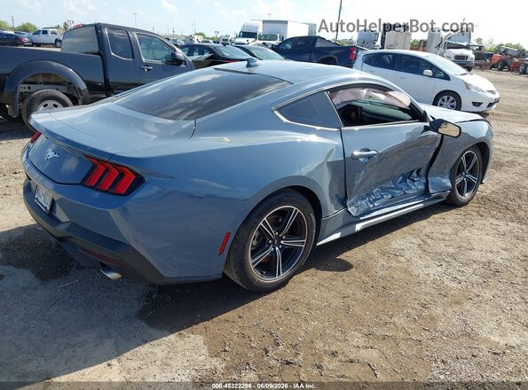1FA6P8TH3S5103057 2025 FORD MUSTANG Blue Задня права чверть