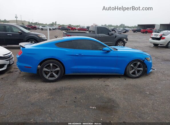 1FA6P8TH4H5209624 2017 FORD MUSTANG Blue უკანა სალონის ხედი