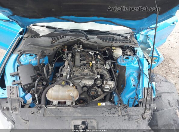 1FA6P8TH4H5209624 2017 FORD MUSTANG Blue უკანა ხედი