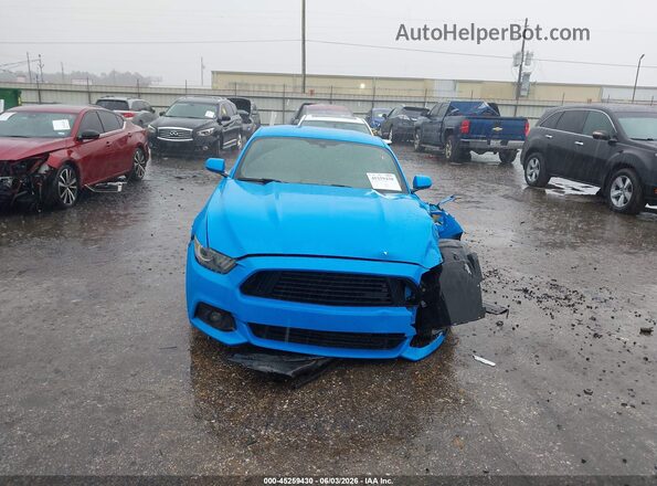 1FA6P8TH4H5209624 2017 FORD MUSTANG Blue ხელსაწყოთა პანელის ხედი