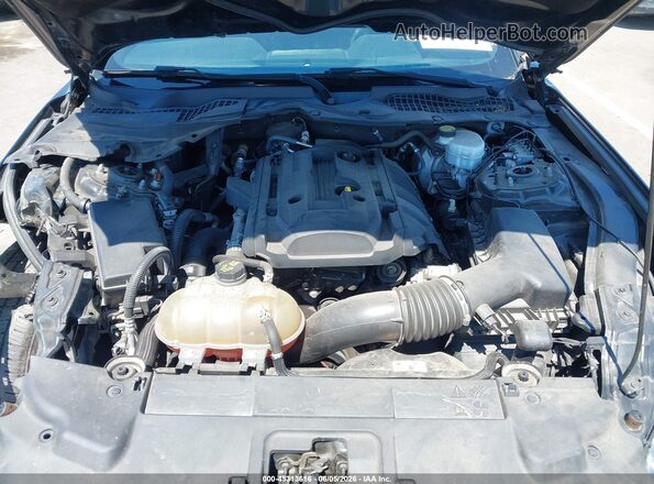 1FA6P8TH4J5120836 2018 FORD MUSTANG Черный Вид сзади