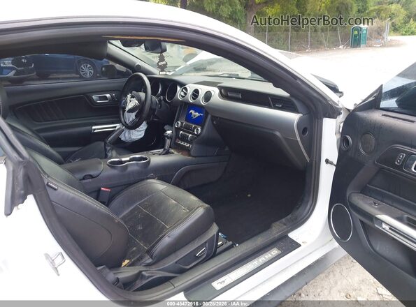 1FA6P8TH4K5151697 2019 FORD MUSTANG White წინა სალონის ხედი