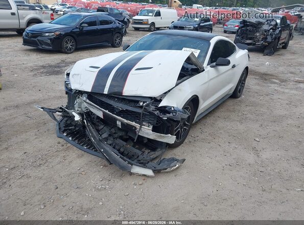 1FA6P8TH4K5151697 2019 FORD MUSTANG White წინა ხედი