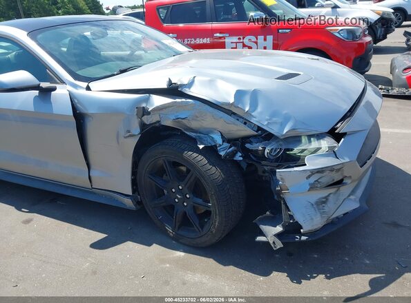 1FA6P8TH4L5187813 2020 FORD MUSTANG Silver Front view