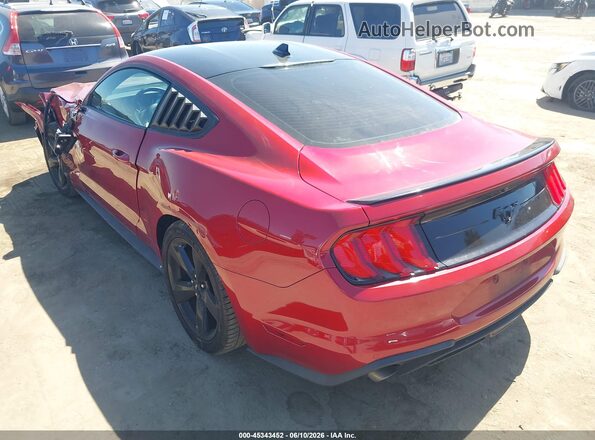 1FA6P8TH4M5114104 2021 FORD MUSTANG Красный Задняя левая четверть
