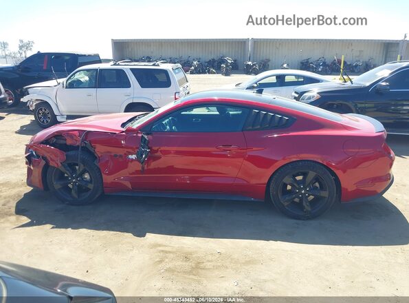 1FA6P8TH4M5114104 2021 FORD MUSTANG Красный Панорамный вид салона 360°
