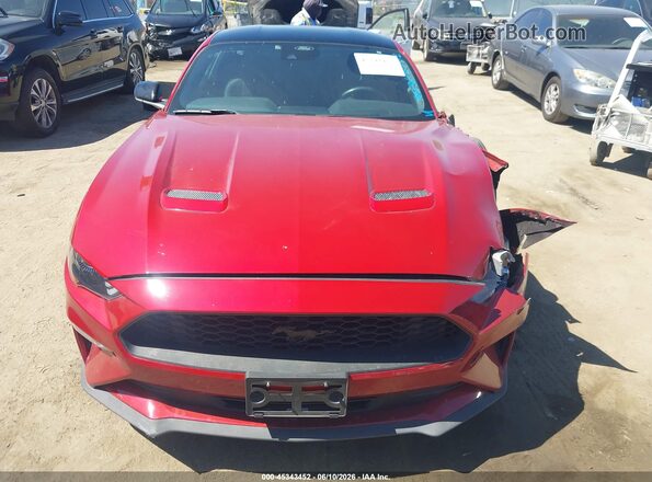 1FA6P8TH4M5114104 2021 FORD MUSTANG Красный Вид щитка приборов
