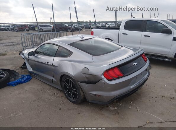 1FA6P8TH4N5149551 2022 FORD MUSTANG Silver Trasero izquierdo