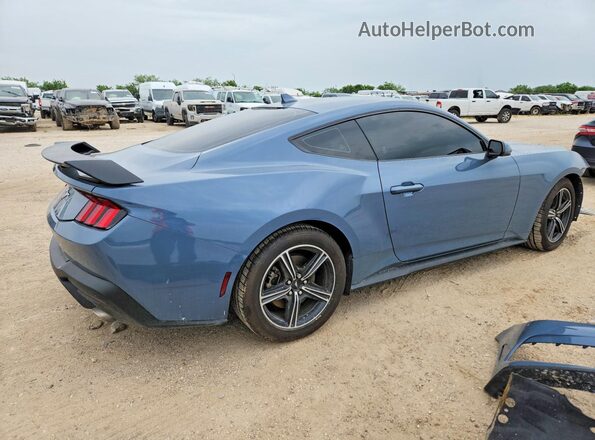 1FA6P8TH4R5137678 2024 FORD MUSTANG Blue Trasero derecho