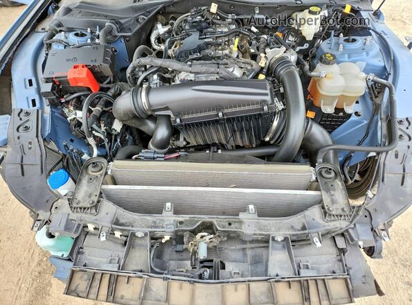 1FA6P8TH4R5137678 2024 FORD MUSTANG Blue Vista interior trasera