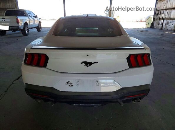1FA6P8TH4S5117386 2025 FORD MUSTANG White Rear view