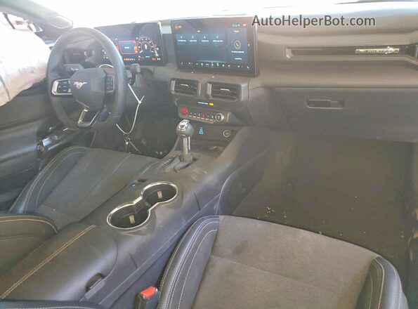 1FA6P8TH4S5117386 2025 FORD MUSTANG White Dashboard view