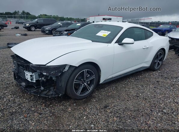 1FA6P8TH4S5130171 2025 FORD MUSTANG White Vista tres cuartos delantera izquierda