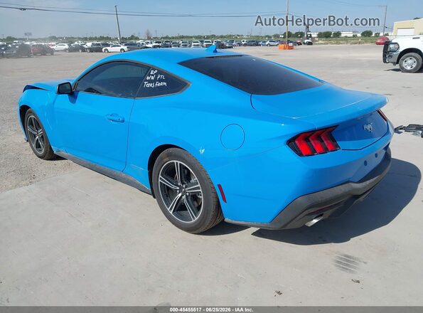 1FA6P8TH4S5130462 2025 FORD MUSTANG Blue Rear left