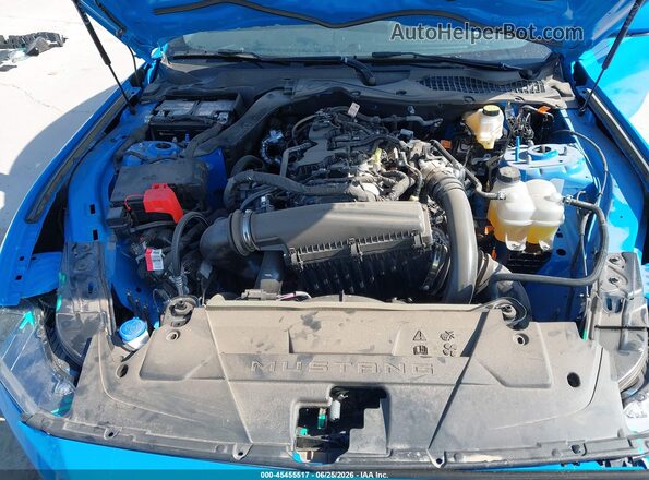 1FA6P8TH4S5130462 2025 FORD MUSTANG Blue Rear view