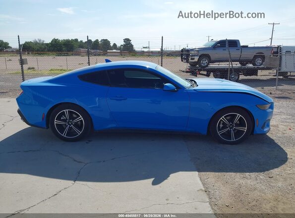 1FA6P8TH4S5130462 2025 FORD MUSTANG Blue 360 interior view