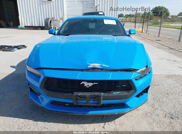 1FA6P8TH4S5130462 2025 FORD MUSTANG Blue Rear interior view