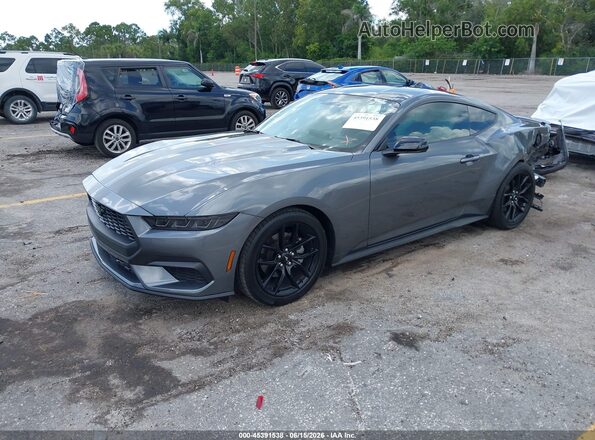 1FA6P8TH4T5100444 2026 FORD MUSTANG Gray Vista tres cuartos delantera izquierda