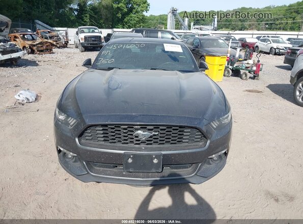 1FA6P8TH5G5318432 2016 FORD MUSTANG Gray Вид щитка приладів
