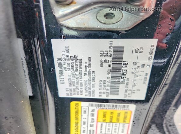 1FA6P8TH5K5117882 2019 FORD MUSTANG Black Շարժիչի բաժամունքի տեսք