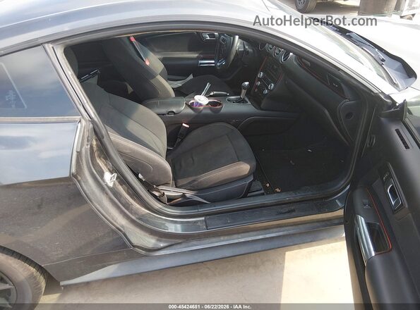 1FA6P8TH5K5185485 2019 FORD MUSTANG Gray Front interior view