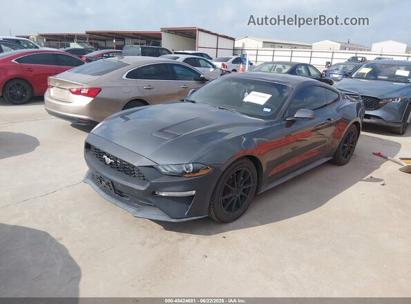 1FA6P8TH5K5185485 2019 FORD MUSTANG Gray Front left