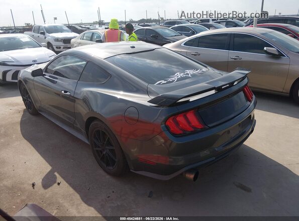 1FA6P8TH5K5185485 2019 FORD MUSTANG Gray Rear left