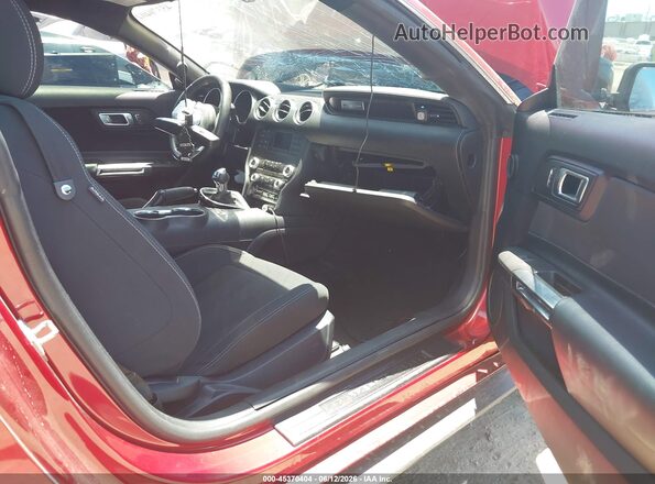 1FA6P8TH5K5193327 2019 FORD MUSTANG Red Вид салону спереду