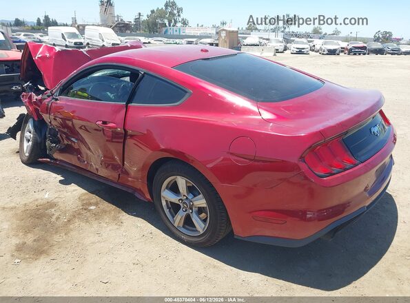 1FA6P8TH5K5193327 2019 FORD MUSTANG Red Задня ліва чверть