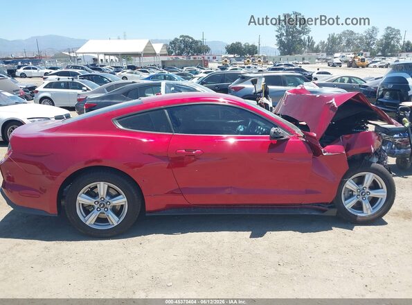 1FA6P8TH5K5193327 2019 FORD MUSTANG Red Вид щитка приладів