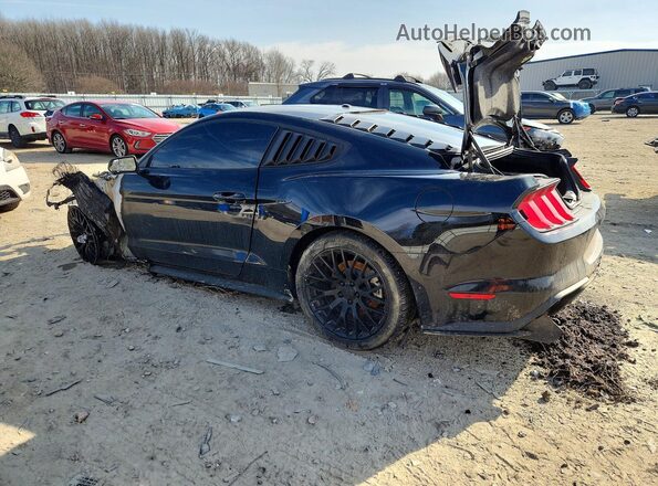 1FA6P8TH5K5196745 2019 FORD MUSTANG Black Հետևի ձախ