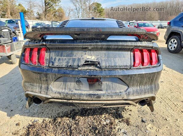 1FA6P8TH5K5196745 2019 FORD MUSTANG Black Հետևի տեսք