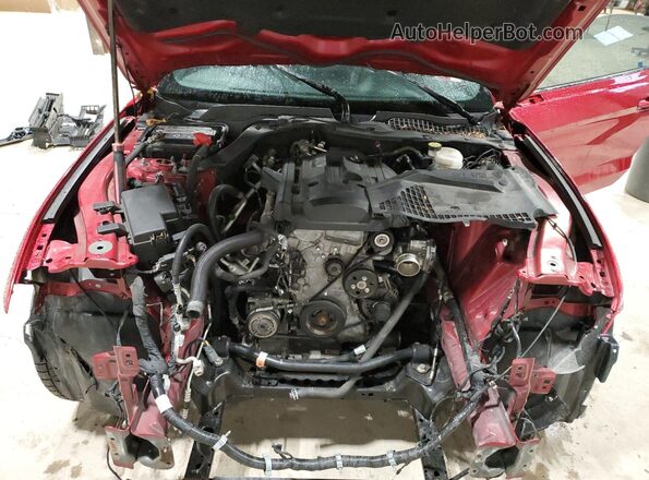 1FA6P8TH5L5179591 2020 FORD MUSTANG Red Vista interior trasera
