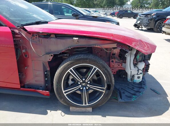 1FA6P8TH5R5104477 2024 FORD MUSTANG Red Front view