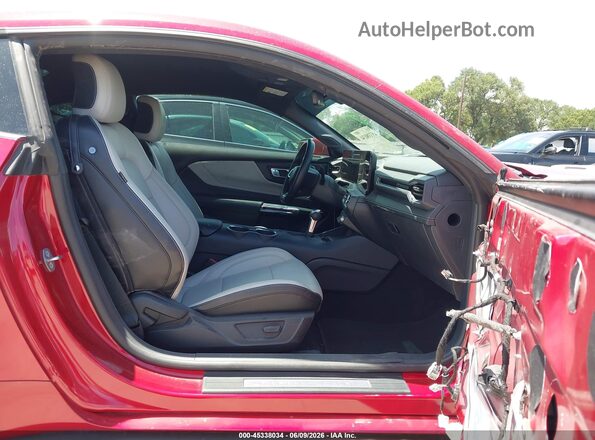 1FA6P8TH5R5104477 2024 FORD MUSTANG Red Front interior view
