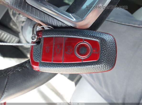 1FA6P8TH5R5104477 2024 FORD MUSTANG Red Dashboard view