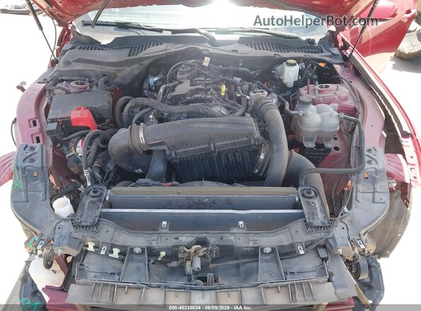 1FA6P8TH5R5104477 2024 FORD MUSTANG Red Rear view