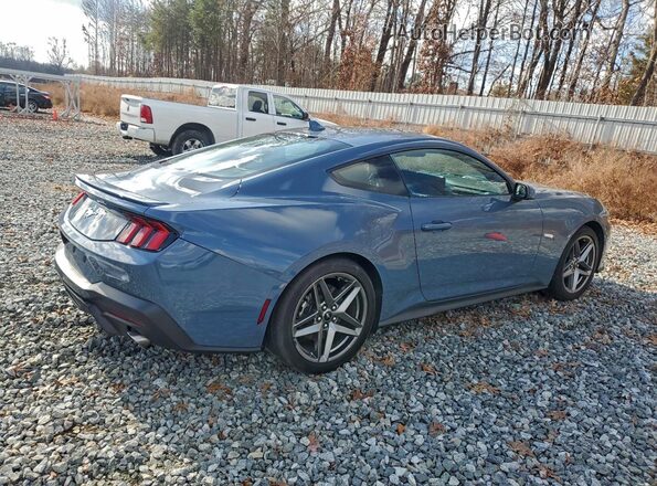 1FA6P8TH5R5146342 2024 FORD MUSTANG Blue Tył prawy