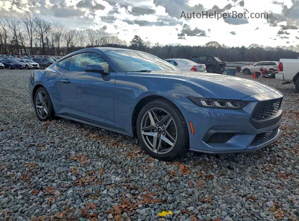 1FA6P8TH5R5146342 2024 FORD MUSTANG Blue Przód prawy