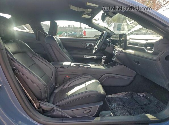 1FA6P8TH5R5146342 2024 FORD MUSTANG Blue Widok wnętrza z przodu