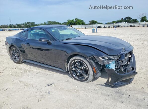 1FA6P8TH5R5146468 2024 FORD MUSTANG Black წინა მარჯვენა