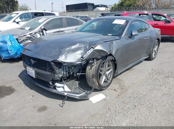1FA6P8TH5S5128705 2025 FORD MUSTANG Gray Przód lewy