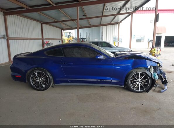 1FA6P8TH6G5317838 2016 FORD MUSTANG Blue სალონის 360-გრადუსიანი ხედი