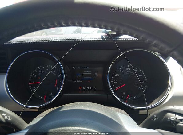 1FA6P8TH6H5281909 2017 FORD MUSTANG Red Vista de los asientos traseros