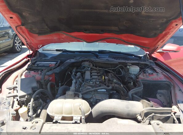 1FA6P8TH6H5281909 2017 FORD MUSTANG Red Vista trasera
