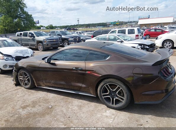 1FA6P8TH6K5106227 2019 FORD MUSTANG Коричневый Панорамный вид салона 360°