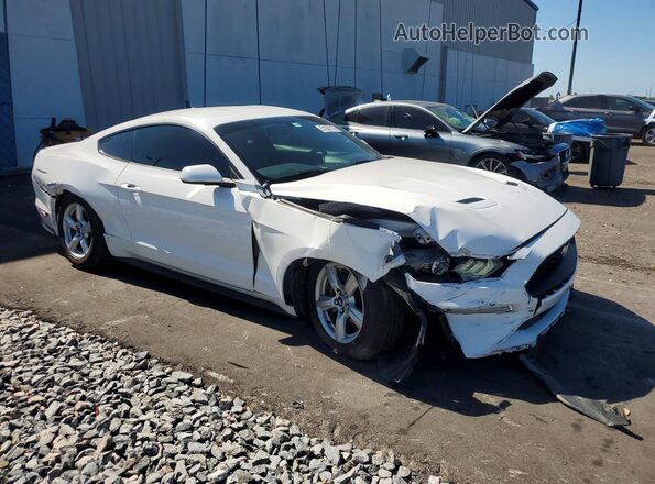 1FA6P8TH6K5114795 2019 FORD MUSTANG White Delantero derecho