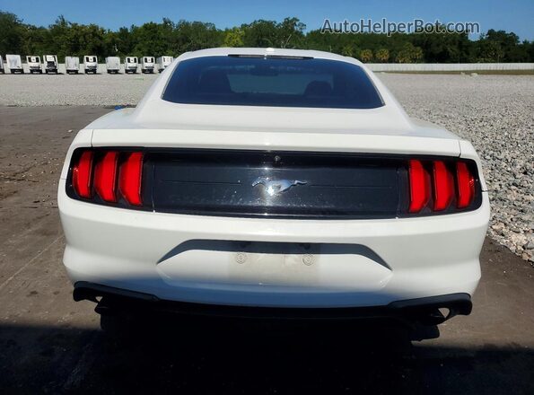 1FA6P8TH6K5114795 2019 FORD MUSTANG White Vista trasera